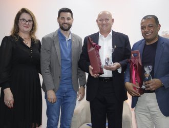 Leossania Manfroi, Everton Bortolotto, Dalvair Angh&eacute;ben e Alcindo Oliveira Lopes