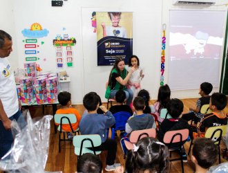 ? Explana&ccedil;&atilde;o sobre sa&uacute;de bucal integrou atividades. 