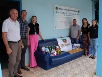 Airton Cellupi, Carmo Alex, Jaine Frezza Tudero, Valdecir Gubiani, Elenilda Dias Dos Santos e Denize Mossi