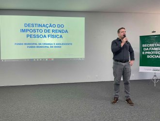 Foto 18 ?   Presidente do Sindicont palestrou o passo a passo sobre a destina&ccedil;&atilde;o do Imposto de Renda.