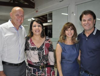 Dalvair Angh&eacute;ben, Silvia Angh&eacute;ben, Ilv&acirc;ni Moura e Gelson Luiz Dal Ri