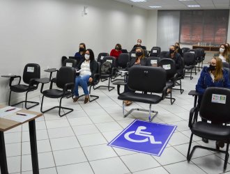 Profissionais puderam esclarecer d&uacute;vidas. 