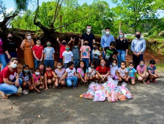 Entrega foi realizada nesta semana na escola Vila Rica. 