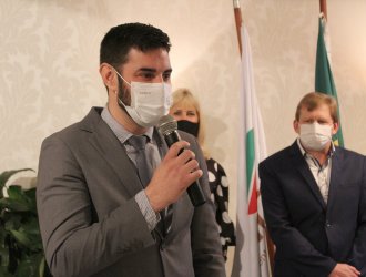 Presidente do Sindicont, Everton Bortolotto, ressaltou trajet&oacute;ria da entidade<br/> <br/>