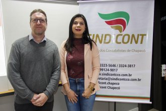 Atualiza&ccedil;&otilde;es do eSocial s&atilde;o explanadas em curso promovido pelo Sindicont Chapec&oacute;