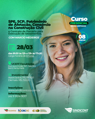 Sindicont promove curso sobre legisla&ccedil;&atilde;o societ&aacute;ria e tribut&aacute;ria em sociedades