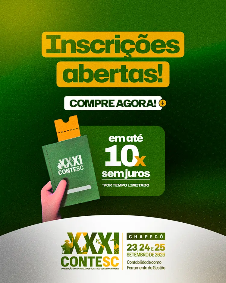 Inscri��es abertas para o XXXI CONTESC - Chapec� 23, 24 e 25 de setembro 2026